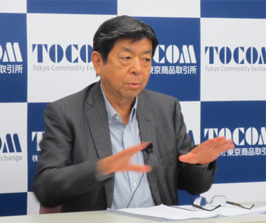 東京商品取引所前社長:濵田隆道氏