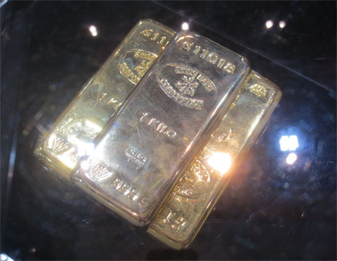 金1kg×3本